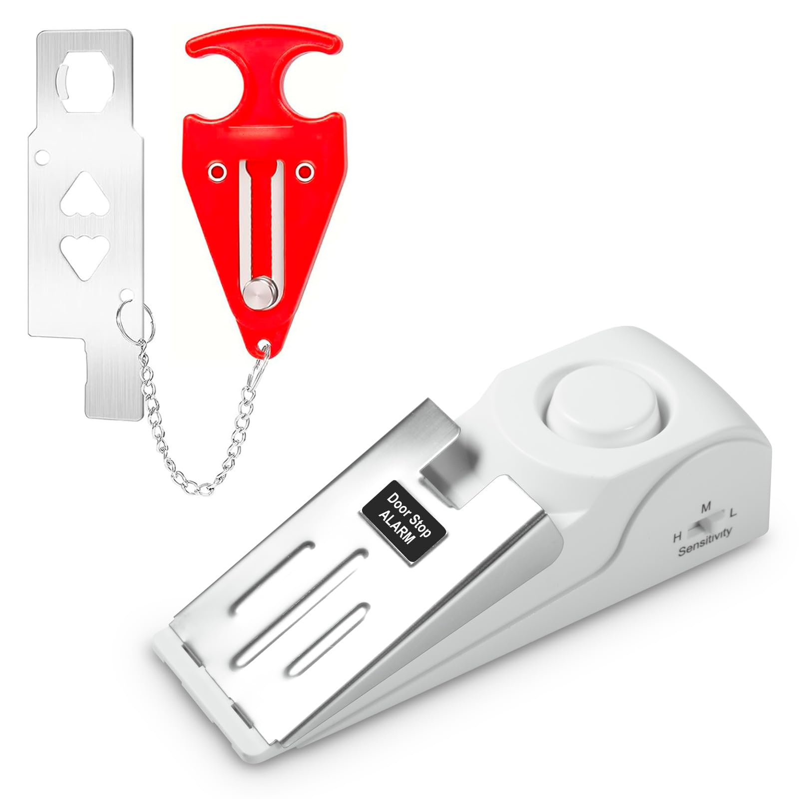 Door Stop Alarm - Portable Door Stop Alarm Traveling Hotel
