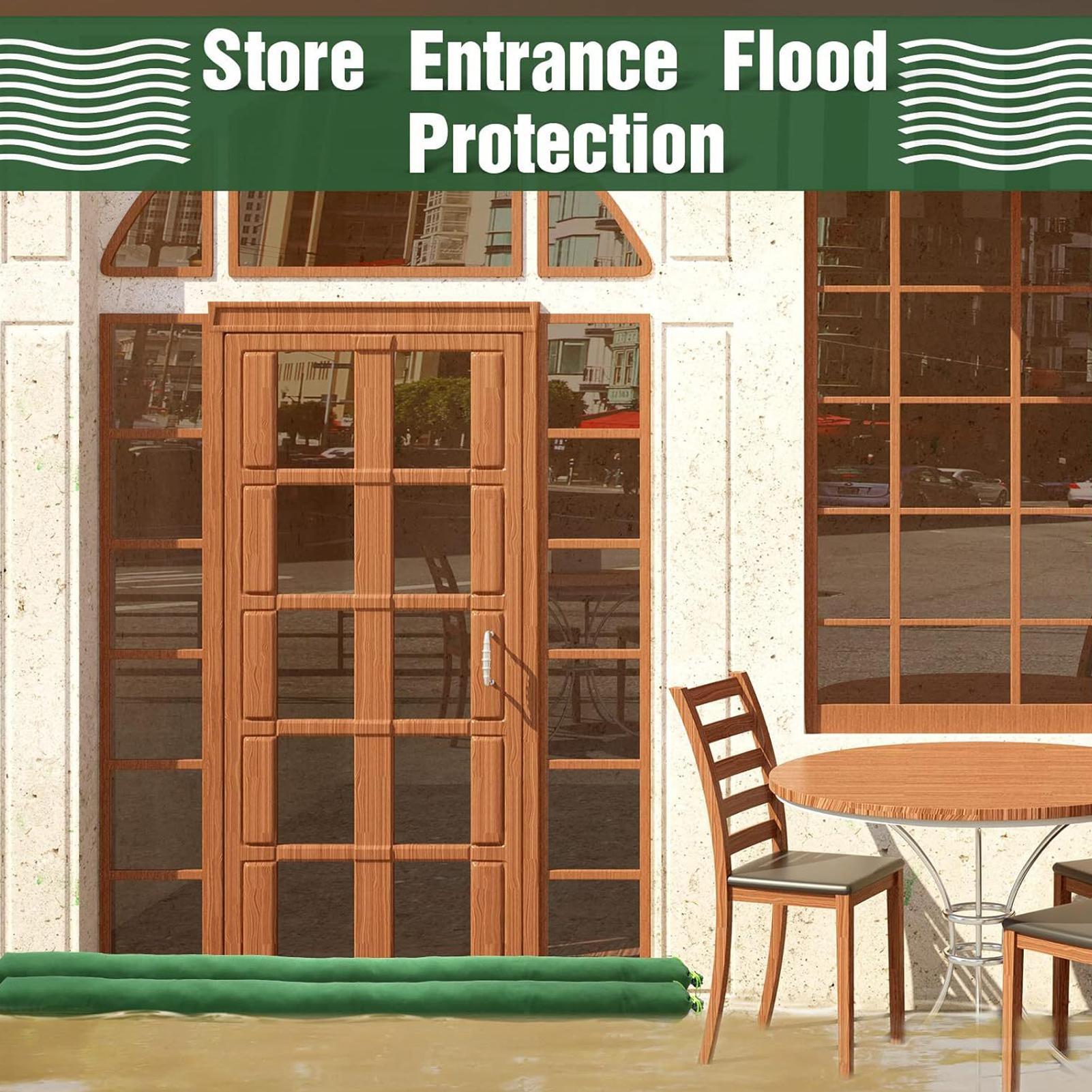 Flood Barrier Bag - Basement Flood Bags 4 Pieces Reusable