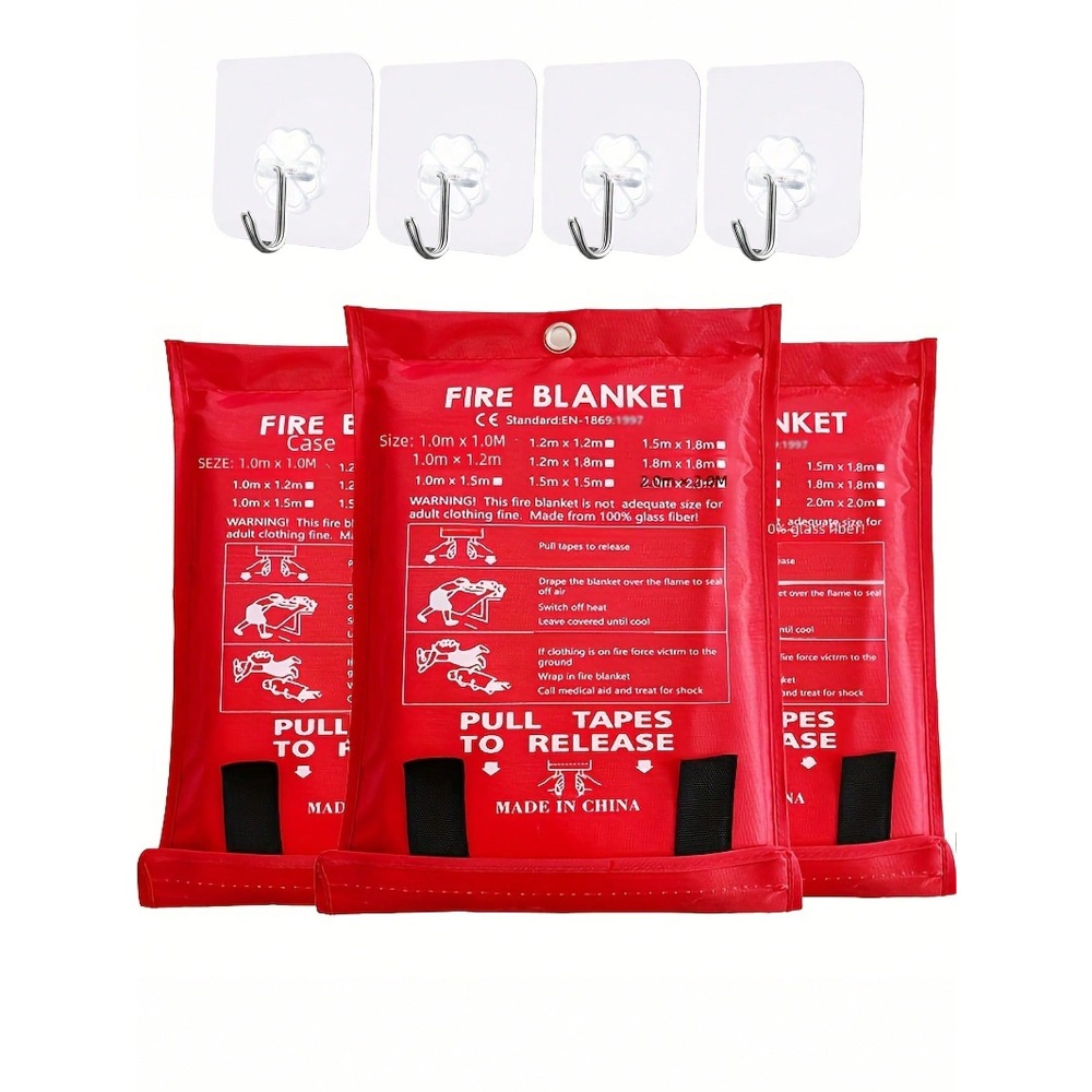 Fire Blanket Kitchen - Fire Blanket 39.37 X 39.37 Inches