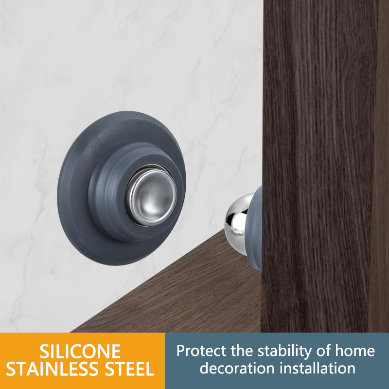 Door Stop Alarm - Silicone Door Suck Hotel Household Strong