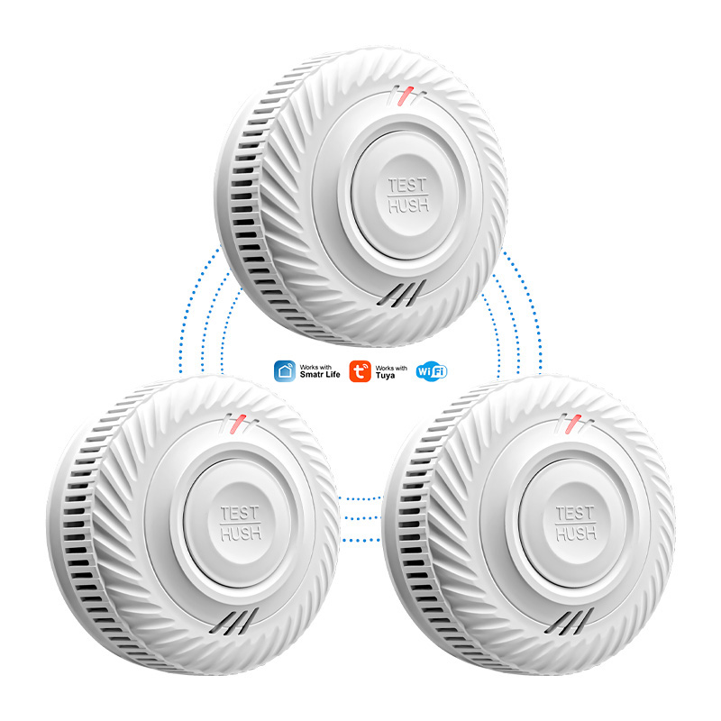 Smoke Detector Interconnected - 10 Years Battery Powered Hotel Smart