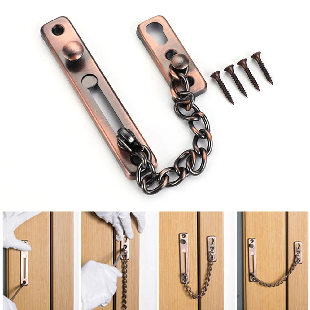 Security Chain Door - Door Chain with Lock Door Lock