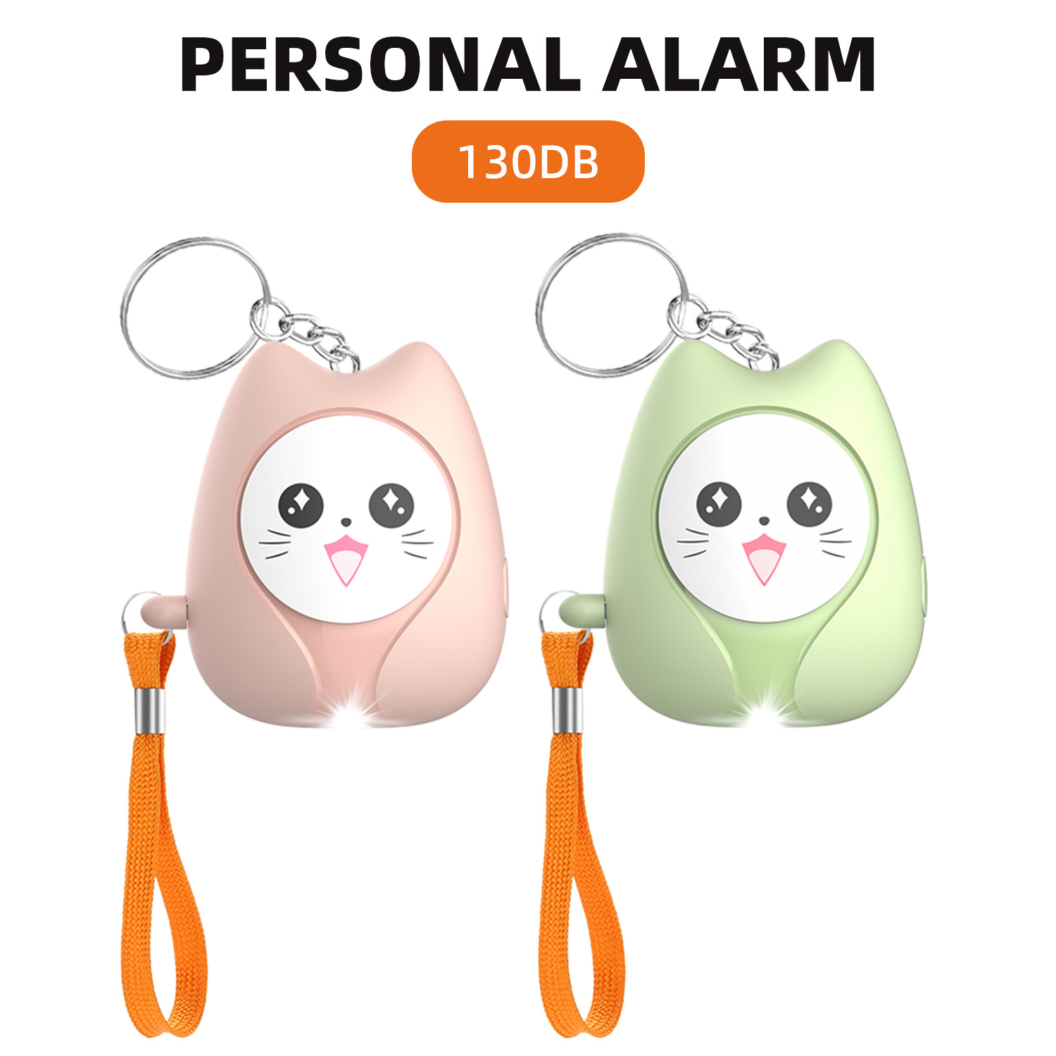 Personal Alarm Keychain - 2025 New Personal Alarm Self-defense For