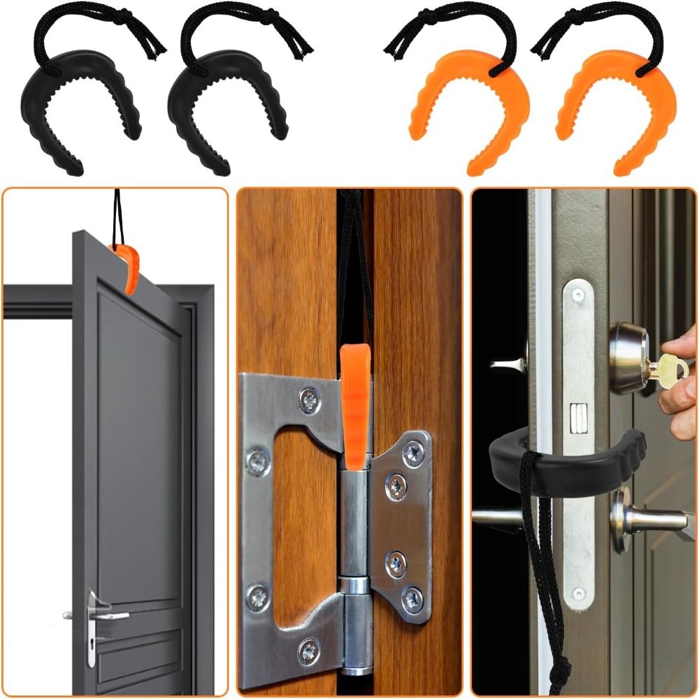 Door Stop Alarm - High Quality Rubber Door Jam Firefighter