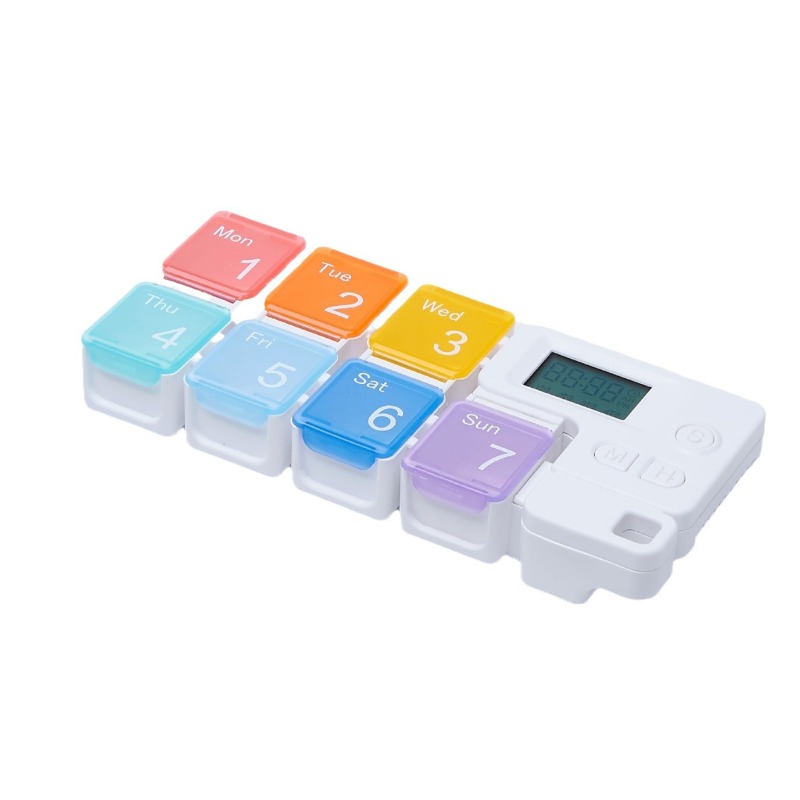 Medicine Cabinet Lock - Pill Organizer with Medicine Reminder Alarm