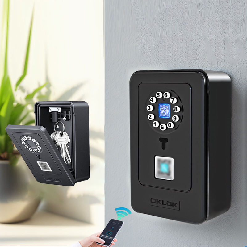 Lockbox Key Secure - Intelligent Padlock Hang Design Password Storage