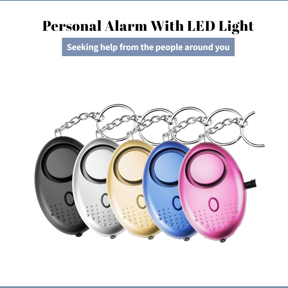 Personal Alarm Keychain - 130dB Tự Vệ Báo Động Chống