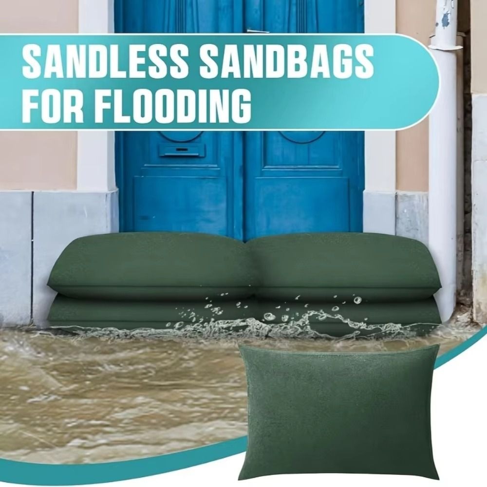 Flood Barrier Bag - 1Pcs Reusable Water Absorbent Sandbag Canvas