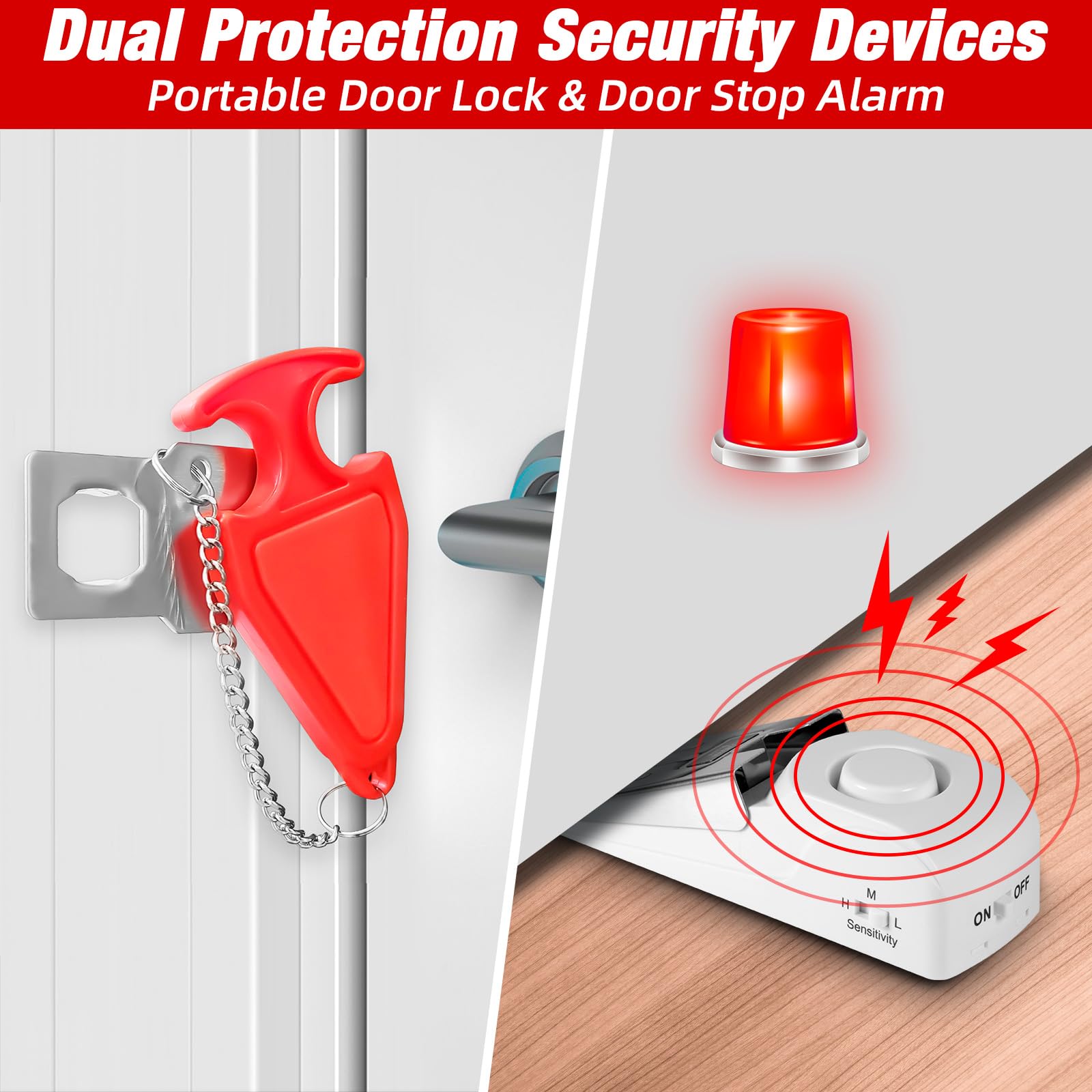Portable Door Stop Alarm Trave - đánh giá và giá Door Stop Alarm
