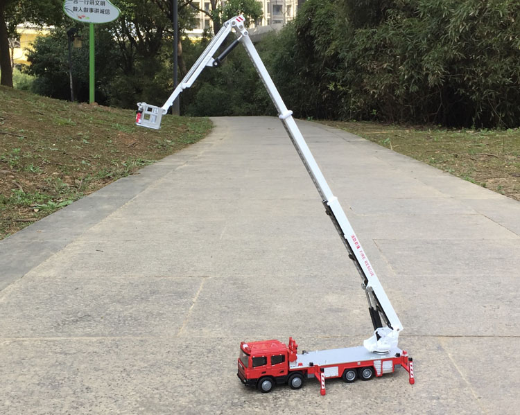 1:50 alloy kỹ thuật phương tiệ - đánh giá và giá Fire Escape Ladder