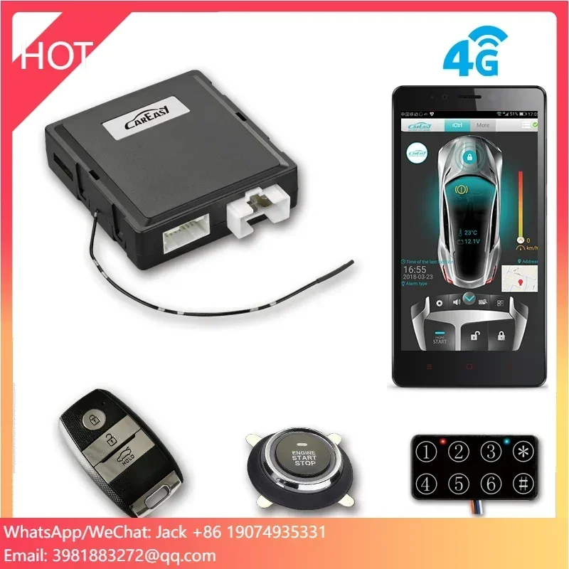 4G GPS/GSM Car Alarm PKE Keyle - đánh giá và giá Door Stop Alarm