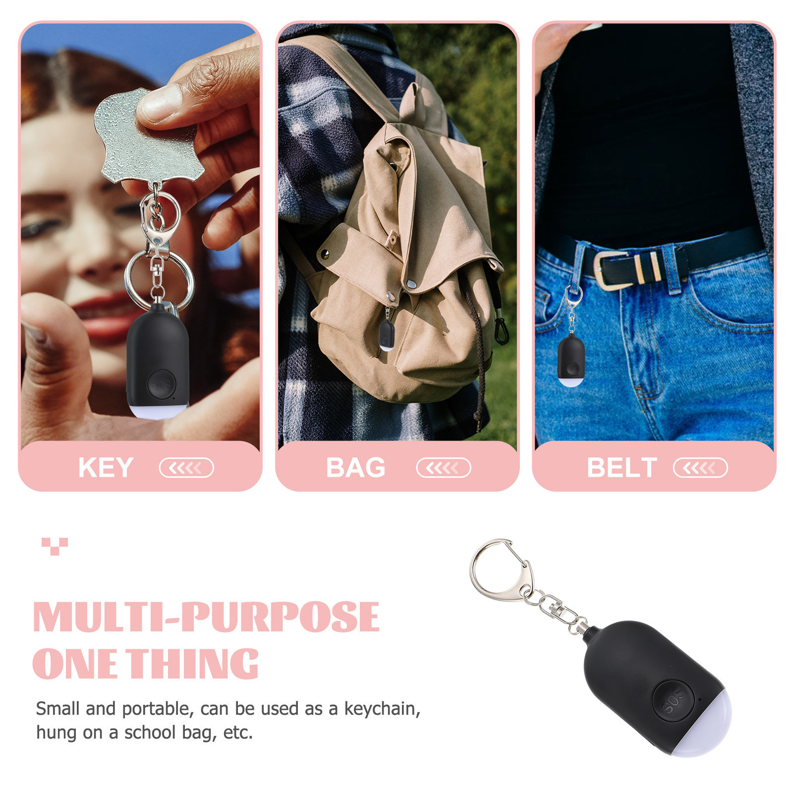 1Set Portable Personal Alarm f - đánh giá và giá Personal Alarm Keychain