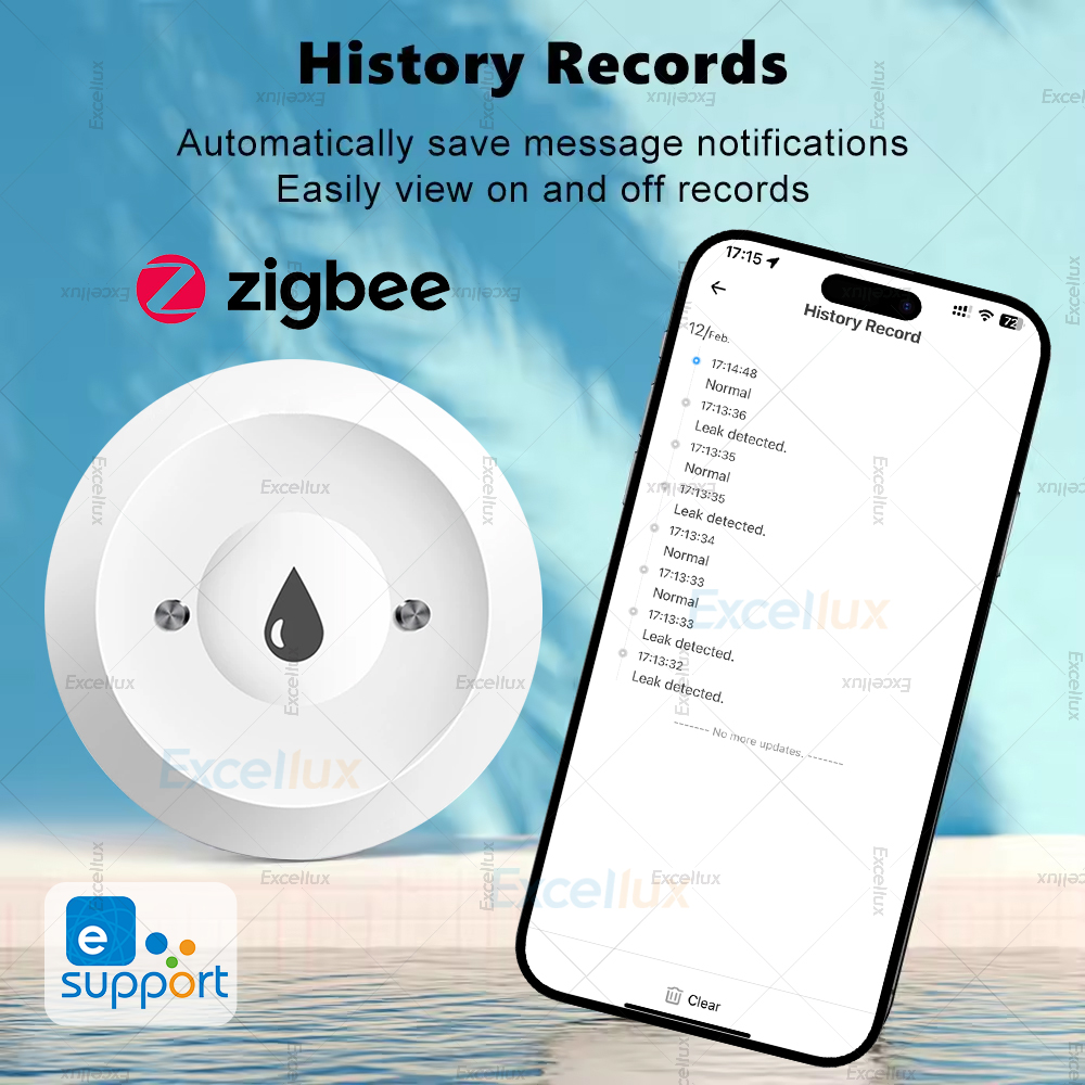 Ewelink Zigbee 3.0 Water Senso - đánh giá và giá Water Alarm Sensor