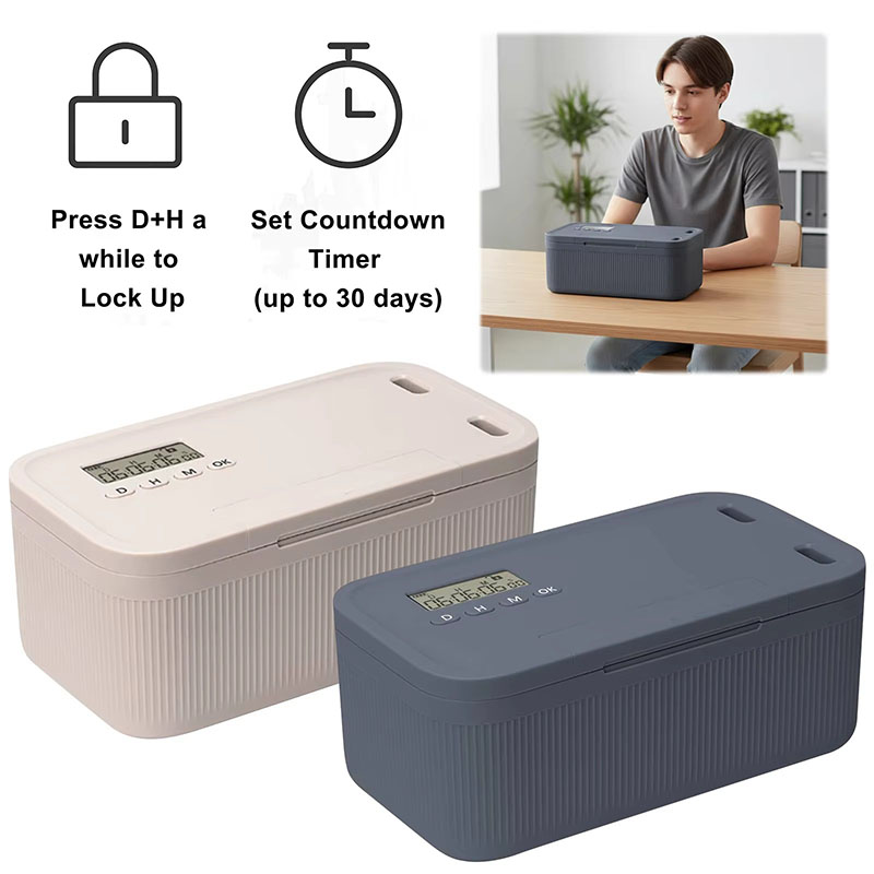 Lock Box with Timer Phone Lock - đánh giá và giá Medicine Cabinet Lock
