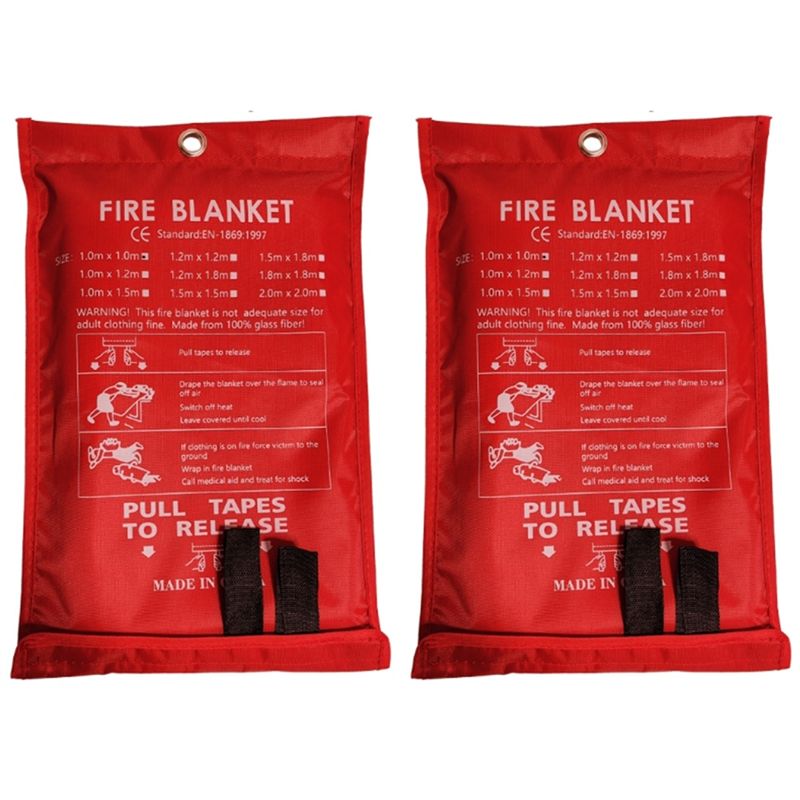 Promotion Day 2PCS Emergency F - đánh giá và giá Fire Blanket Kitchen