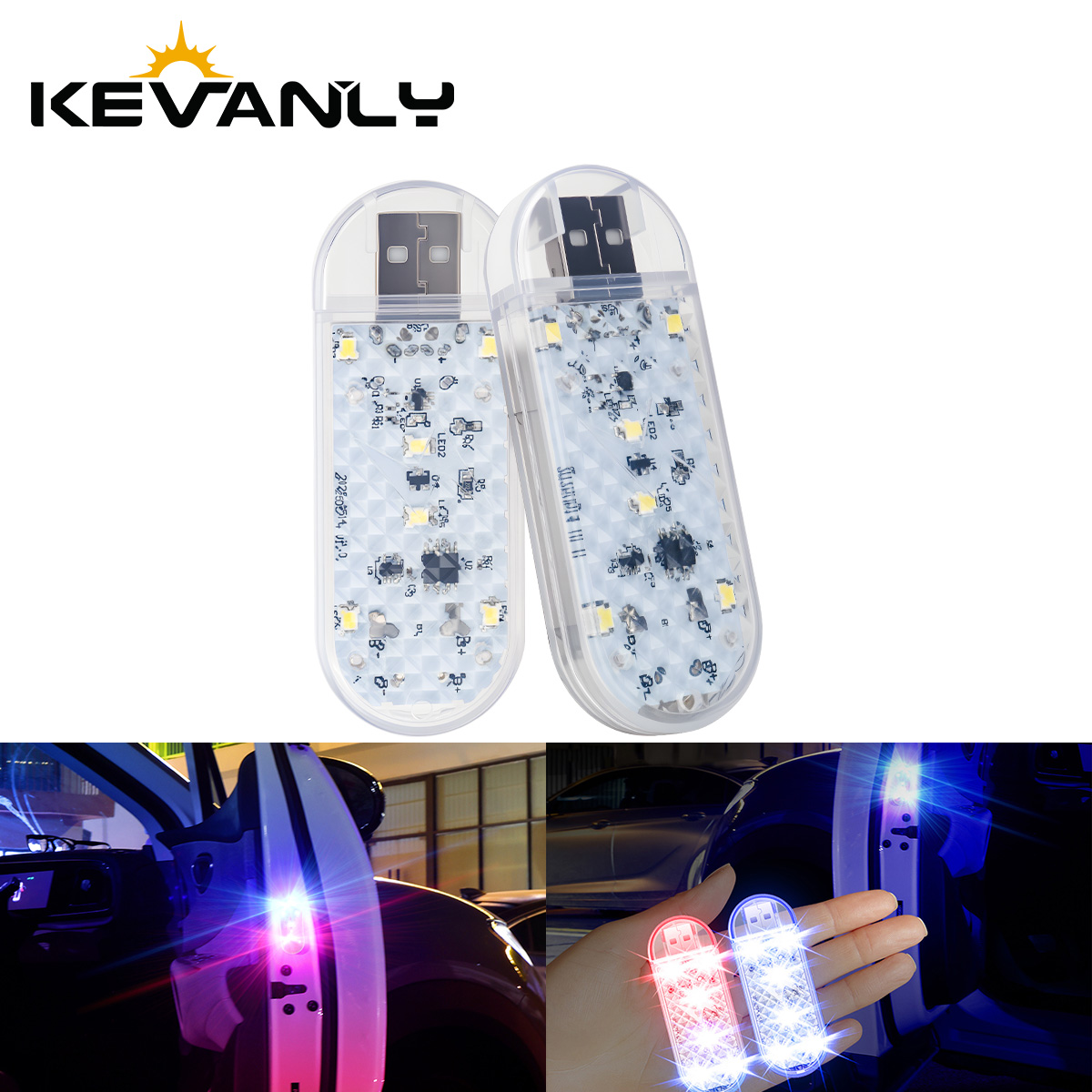 1/2pcs Car Door LED Strobe War - đánh giá và giá Emergency Exit Sign
