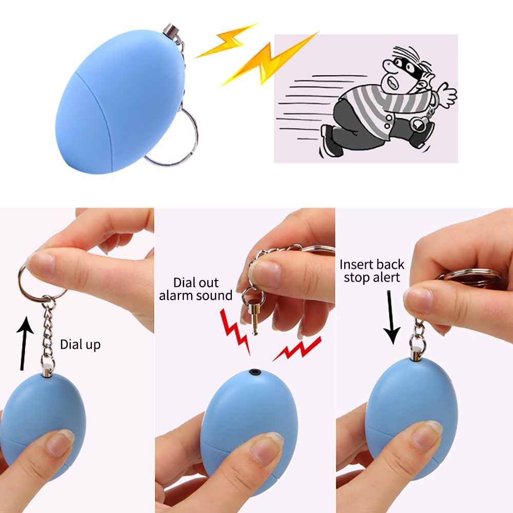 1PCS Self Defense Alarm 100dB  - đánh giá và giá Personal Alarm Keychain