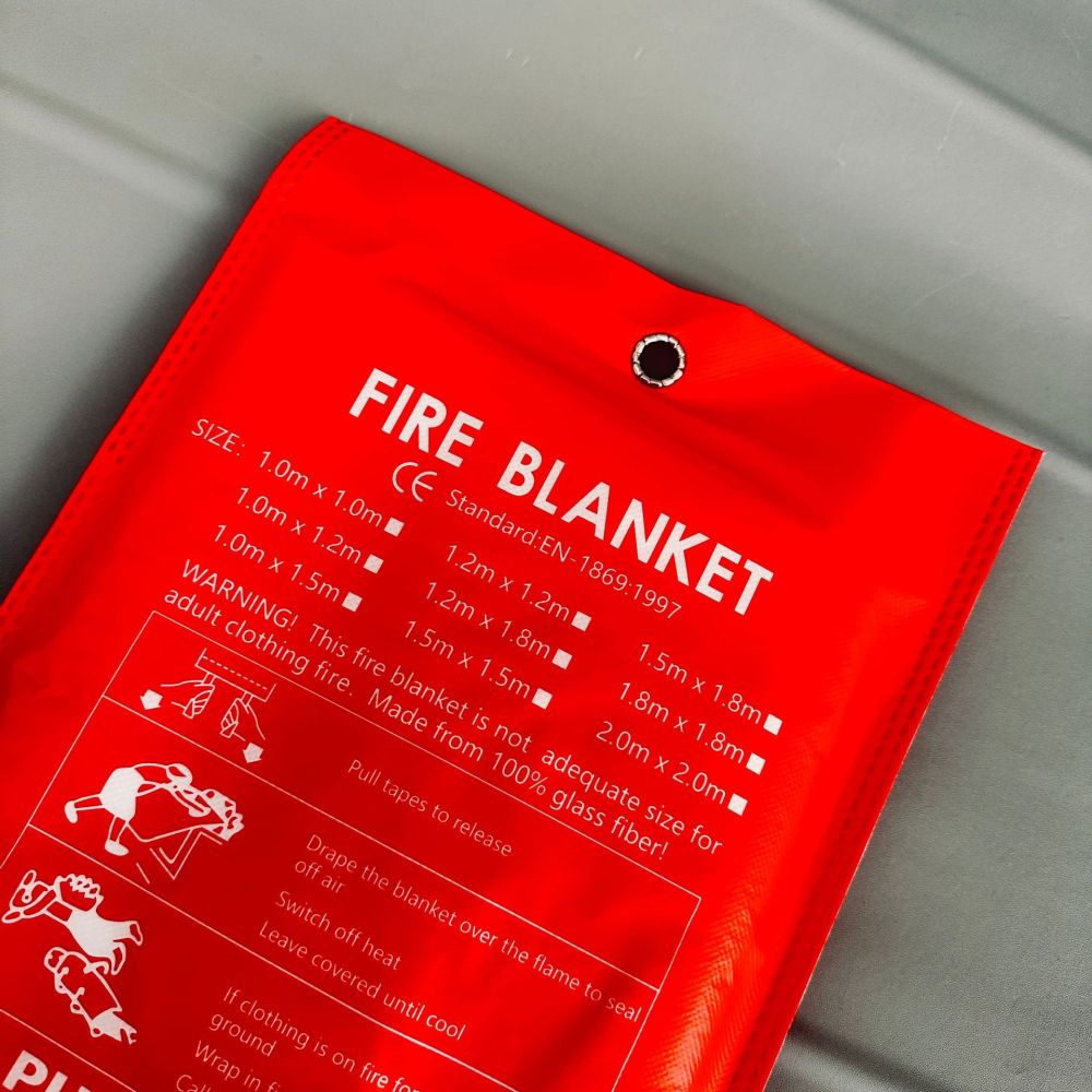 Emergency Fire Blanket Fibergl - đánh giá và giá Fire Blanket Kitchen