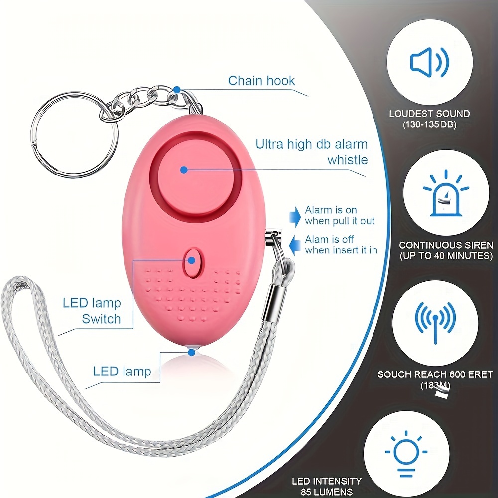 130dB Personal Safety Alarm wi - đánh giá và giá Personal Alarm Keychain