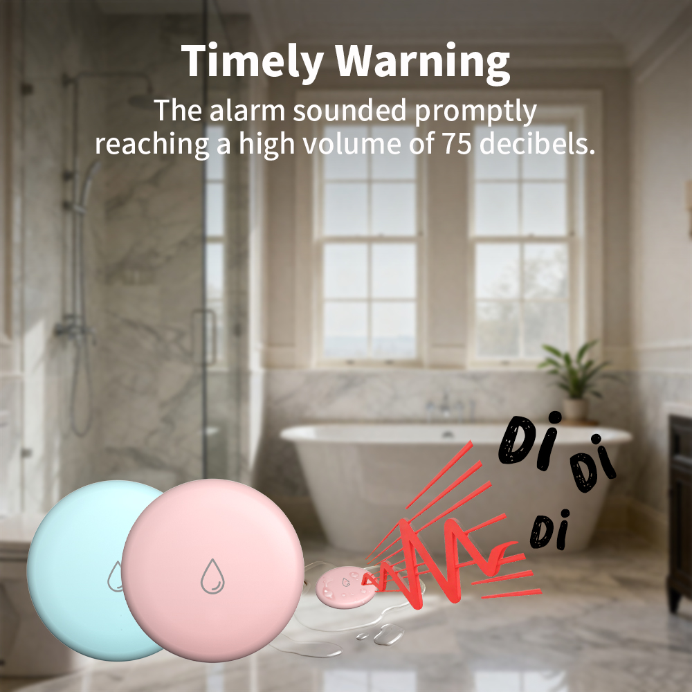 Zigbee Leakage Sensor LED Imme - đánh giá và giá Water Alarm Sensor
