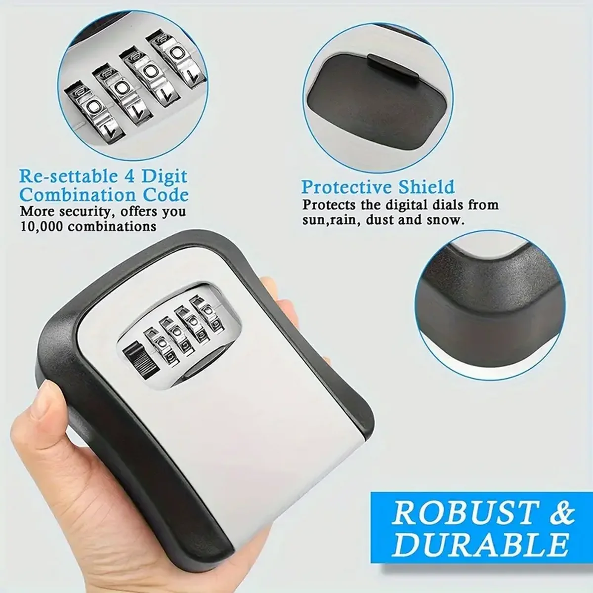 Waterproof Portable Combinatio - đánh giá và giá Lockbox Key Secure