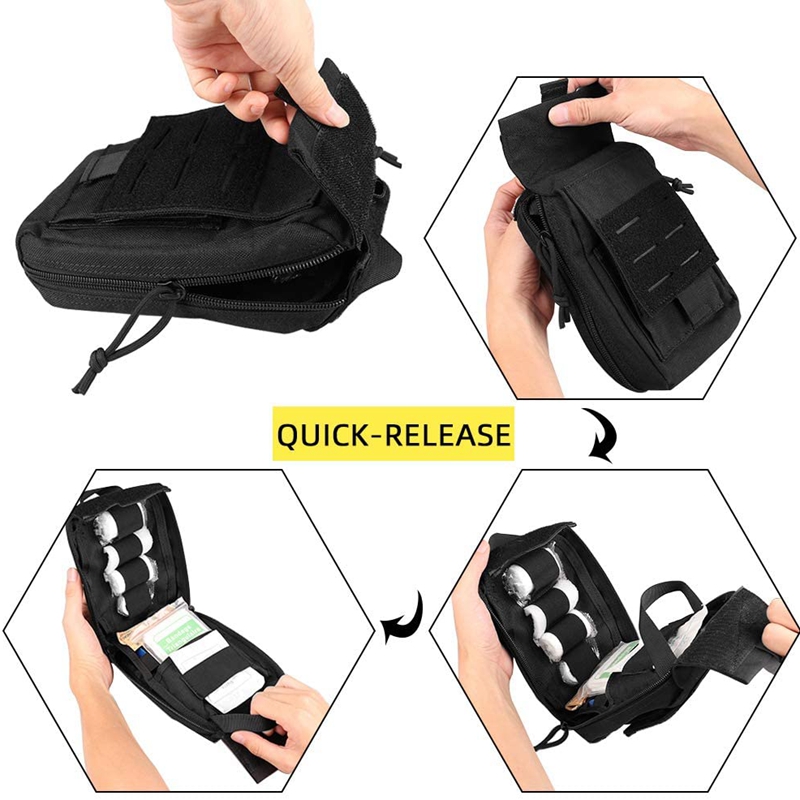 Chiến Thuật Molle Sơ Bộ Túi Y  - đánh giá và giá First Aid Bag Kit