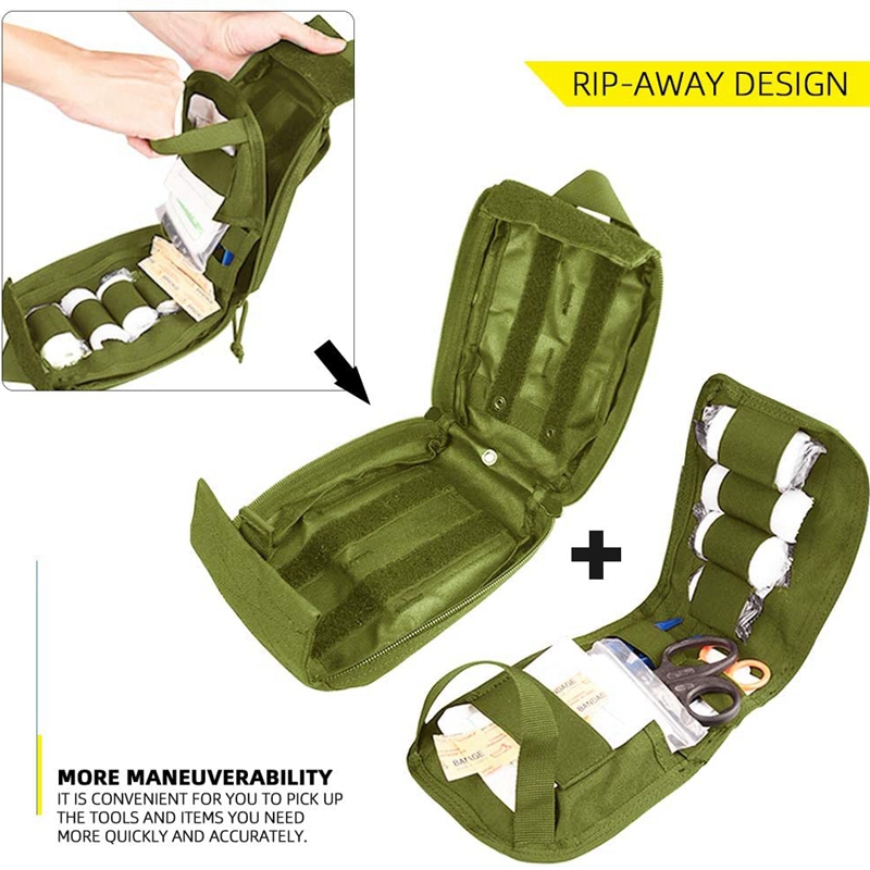 Chiến Thuật Molle Sơ Bộ Túi Y  - đánh giá và giá First Aid Bag Kit