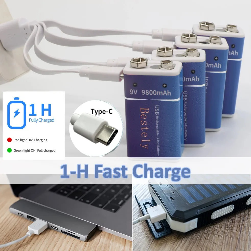 Rechargeable 9V Battery, 9800m - đánh giá và giá Smoke Detector Interconnected