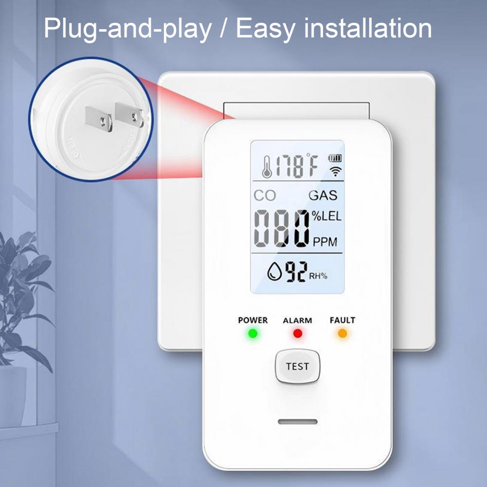 Natural Gas & Carbon Monoxide  - đánh giá và giá Co Detector Plug