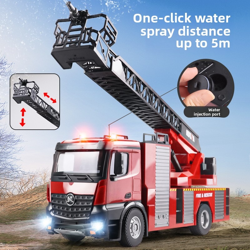 22CH RC Fire Truck with RC Aer - đánh giá và giá Fire Escape Ladder