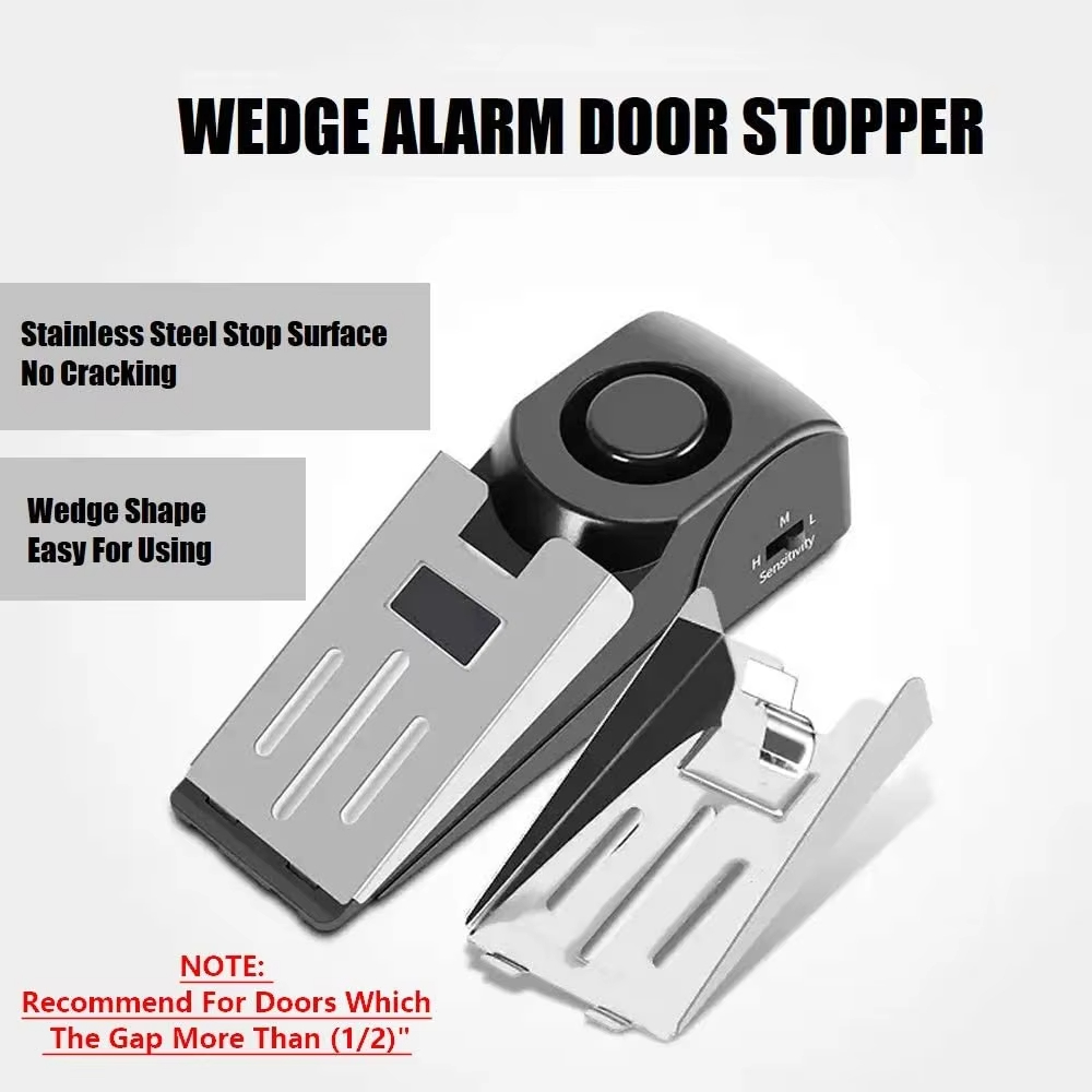 120db Wireless Stainless Steel - đánh giá và giá Door Stop Alarm