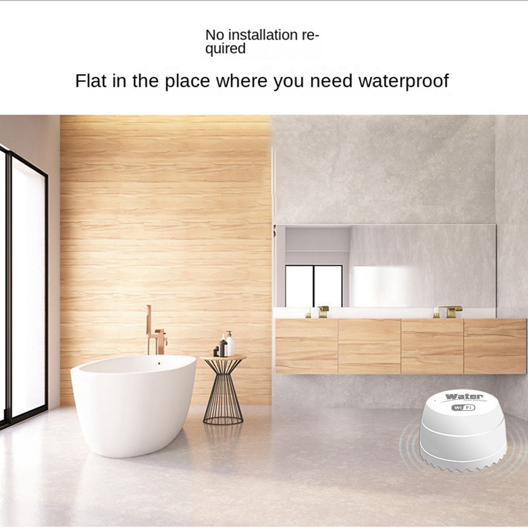 ABKW-3X Wifi Crow Smart Water  - đánh giá và giá Water Alarm Sensor
