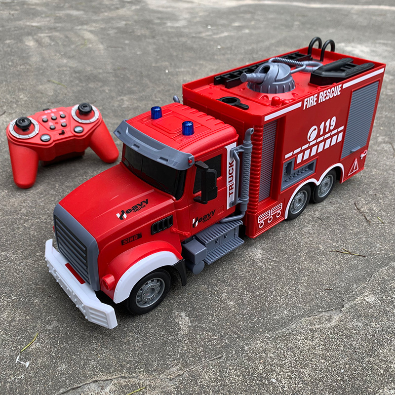 2.4G RC Fire Engine Car with S - đánh giá và giá Fire Escape Ladder