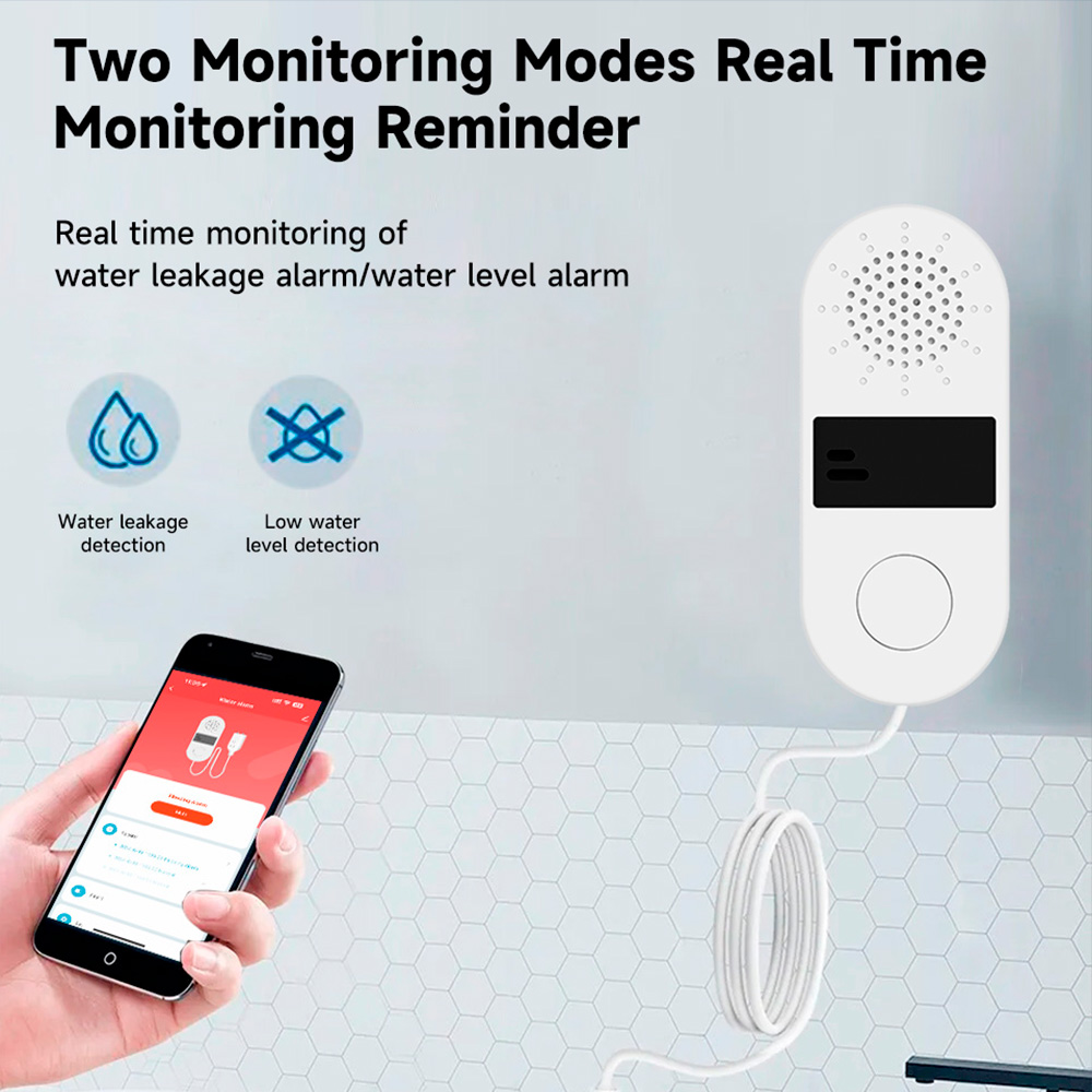 Tuya Wifi Water Leak Detector  - đánh giá và giá Water Alarm Sensor