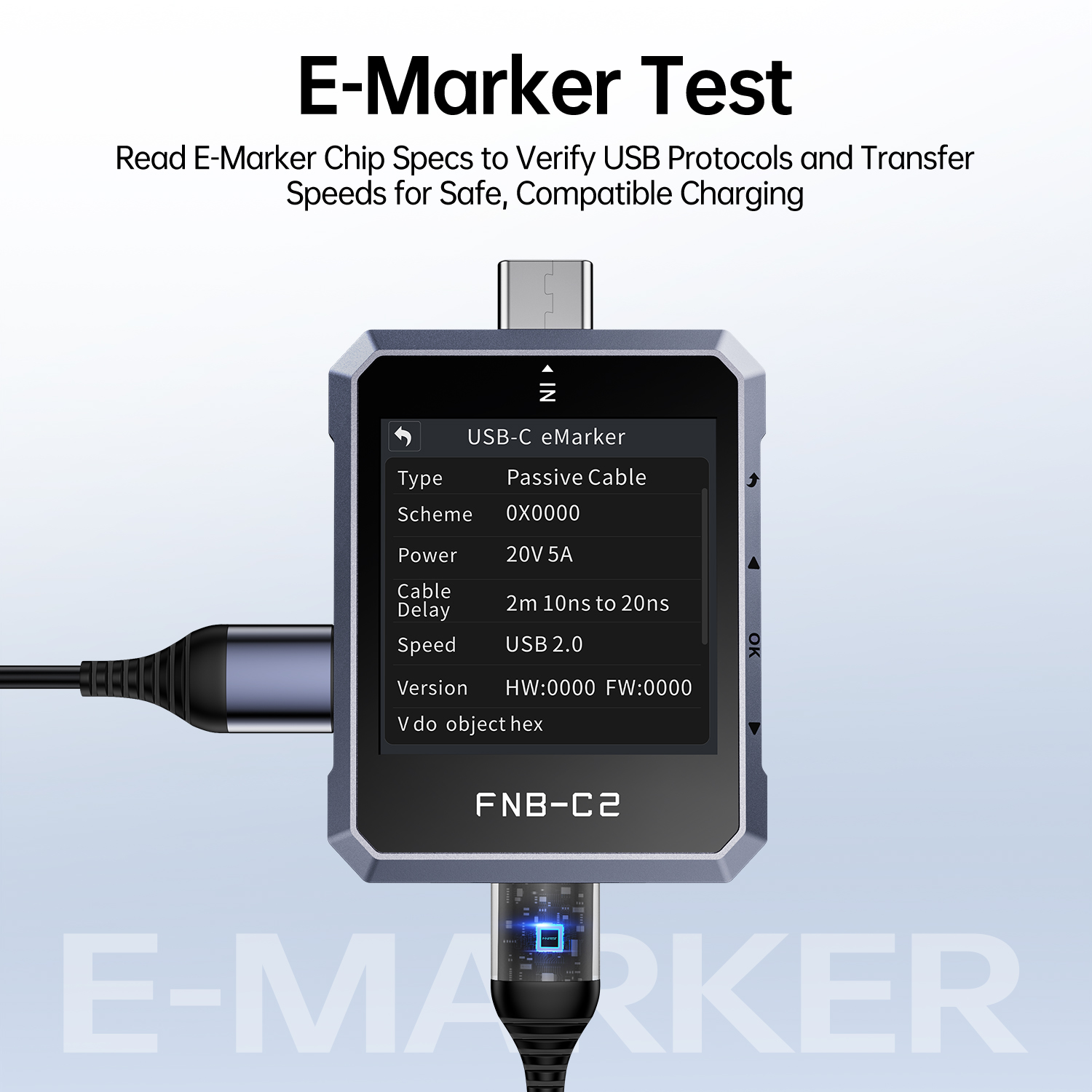 FNB-C2 USB Tester Type-C PD QC - đánh giá và giá Co Detector Plug