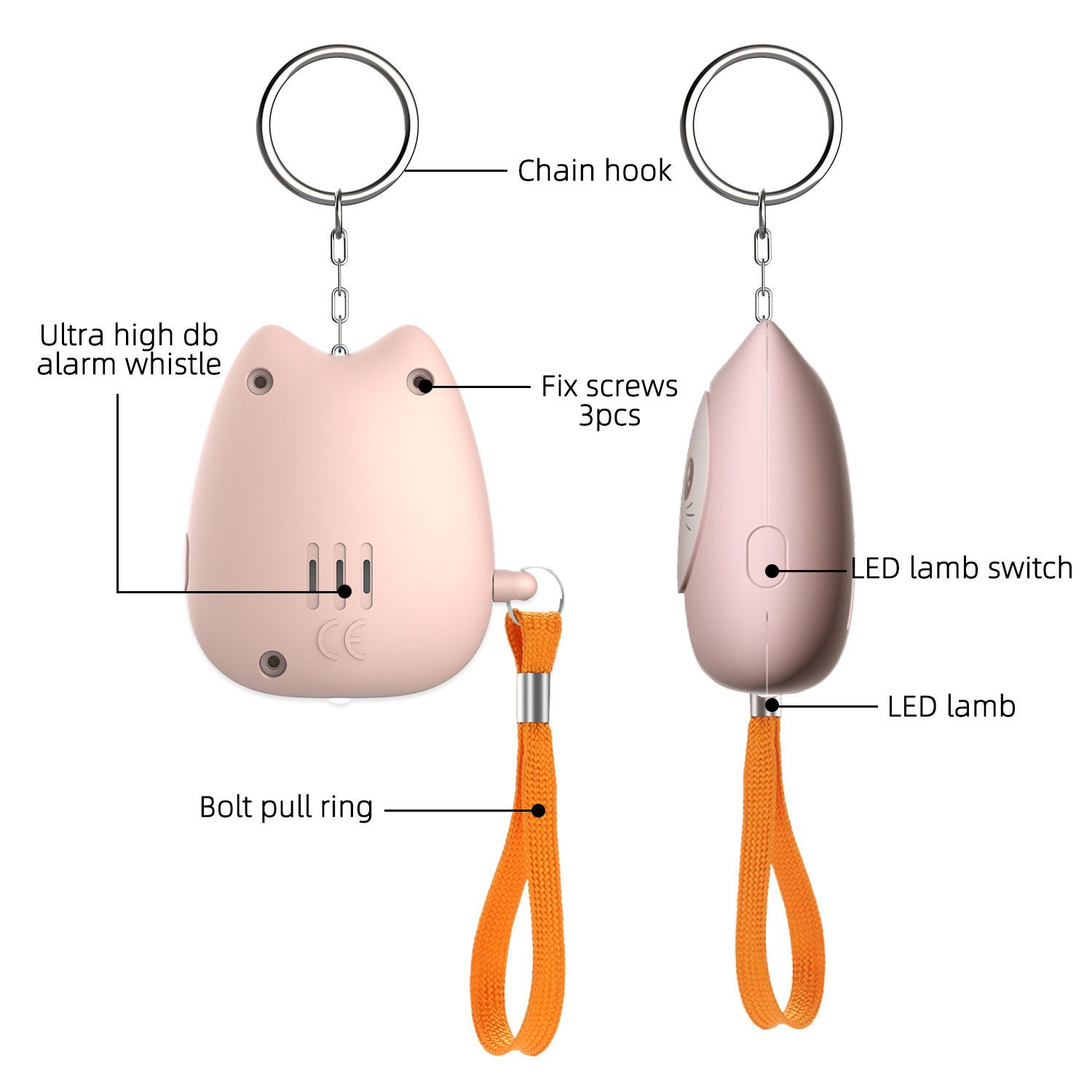 2025 New Personal Alarm Self-d - đánh giá và giá Personal Alarm Keychain