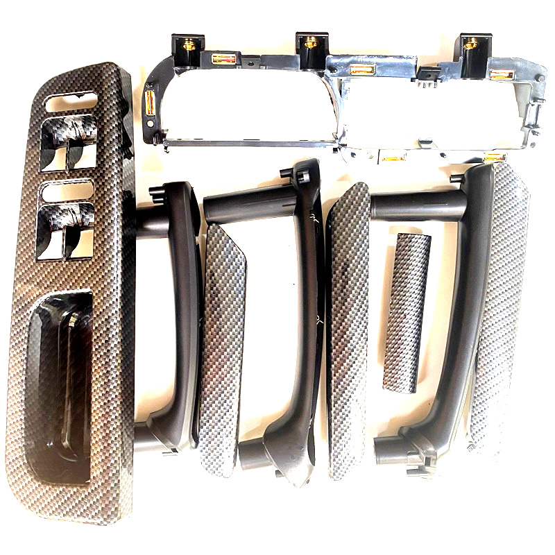 Sợi Carbon Hoa Văn Tay Nắm Cửa - đánh giá và giá Window Lock Bar