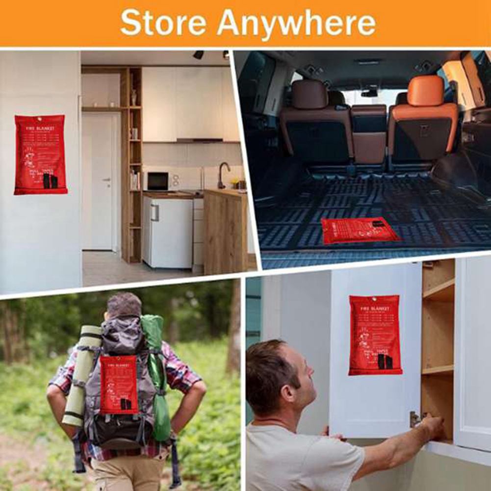 AED2-Emergency Fire Blanket, F - đánh giá và giá Fire Blanket Kitchen