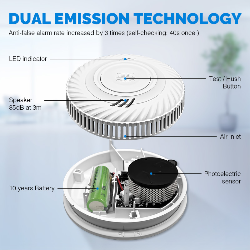 Powered Hotel Smart Wireless T - đánh giá và giá Smoke Detector Interconnected
