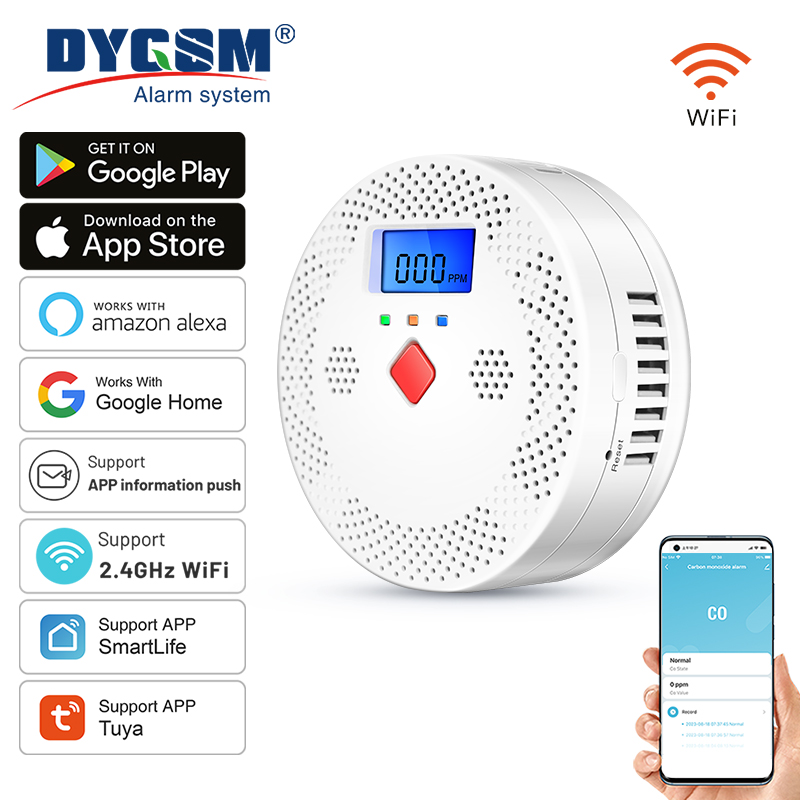 Tuya WiFi Smart Carbon Monoxid - đánh giá và giá Co Detector Plug