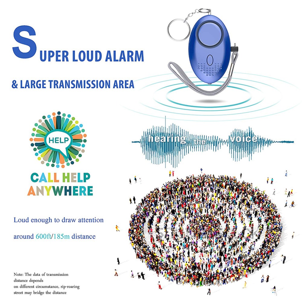 130dB Tự Vệ Báo Động Chống Sói - đánh giá và giá Personal Alarm Keychain