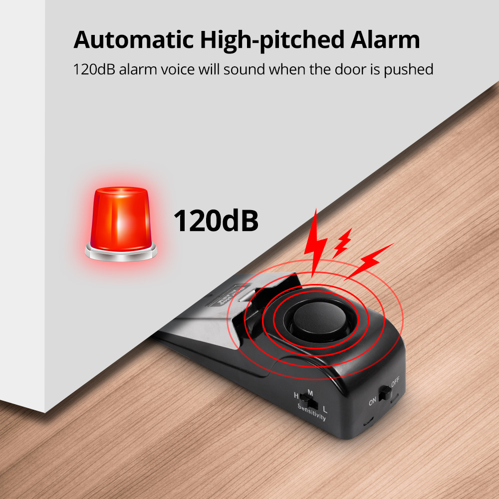 Wireless Anti-theft Door Stop  - đánh giá và giá Door Stop Alarm