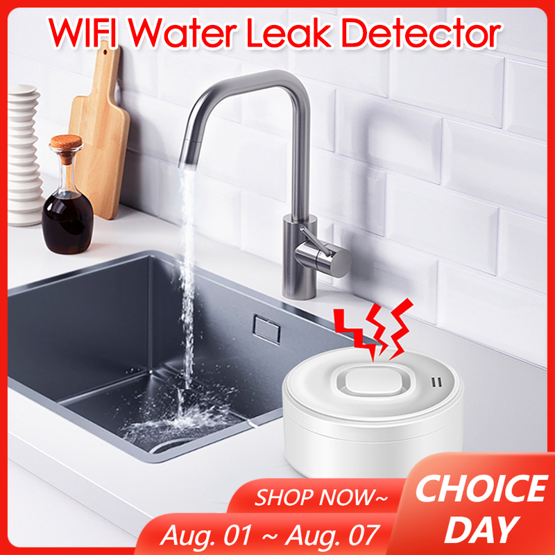Smart WIFI Water Leak Detector - đánh giá và giá Water Alarm Sensor