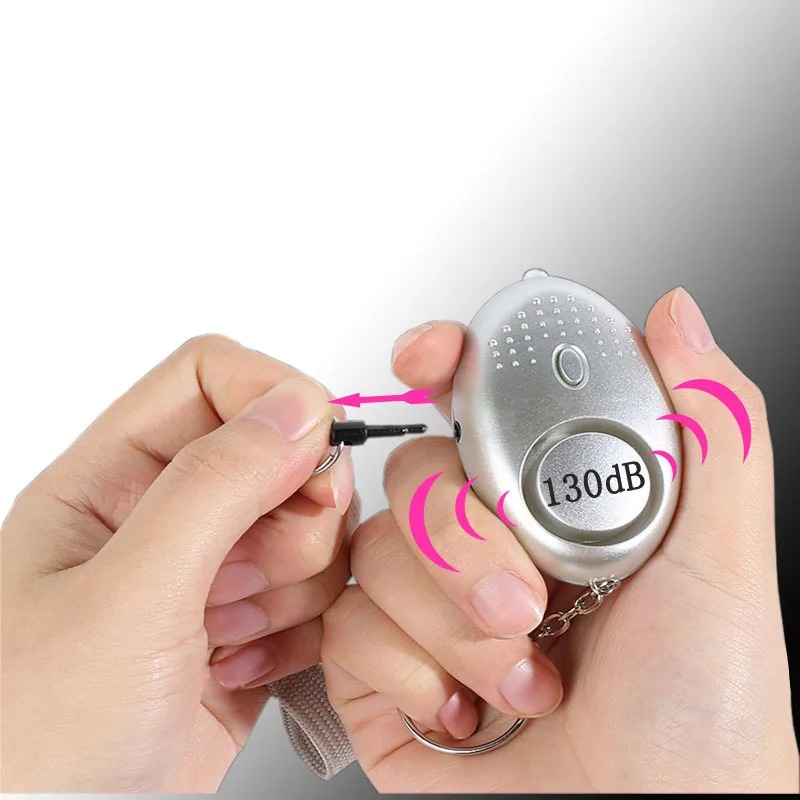 130dB Anti-wolf Girl Child Wom - đánh giá và giá Personal Alarm Keychain