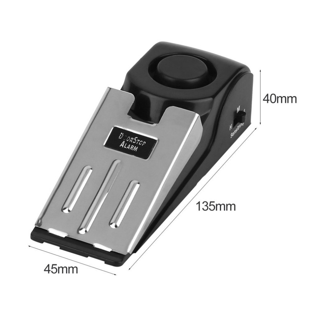 125 DB Anti-theft Burglar Stop - đánh giá và giá Door Stop Alarm