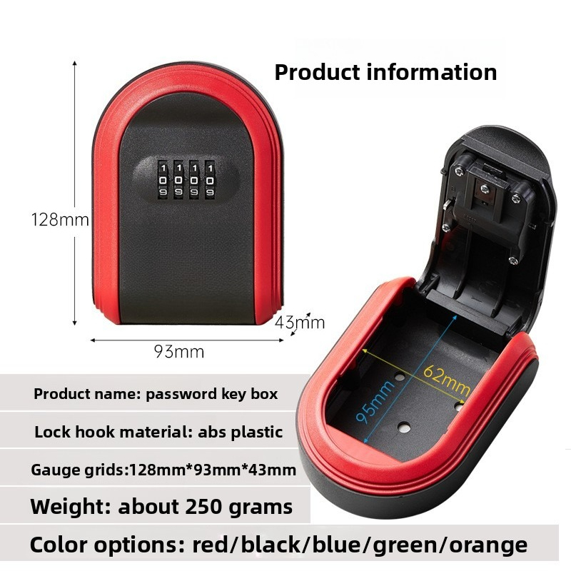 Plastic Key Box with Password  - đánh giá và giá Lockbox Key Secure