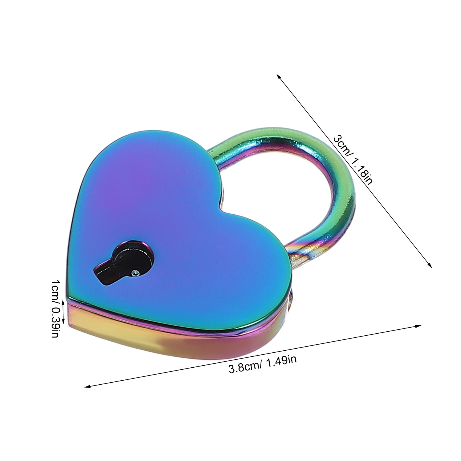 2Set Mini Heart Shaped Padlock - đánh giá và giá Lockbox Key Secure