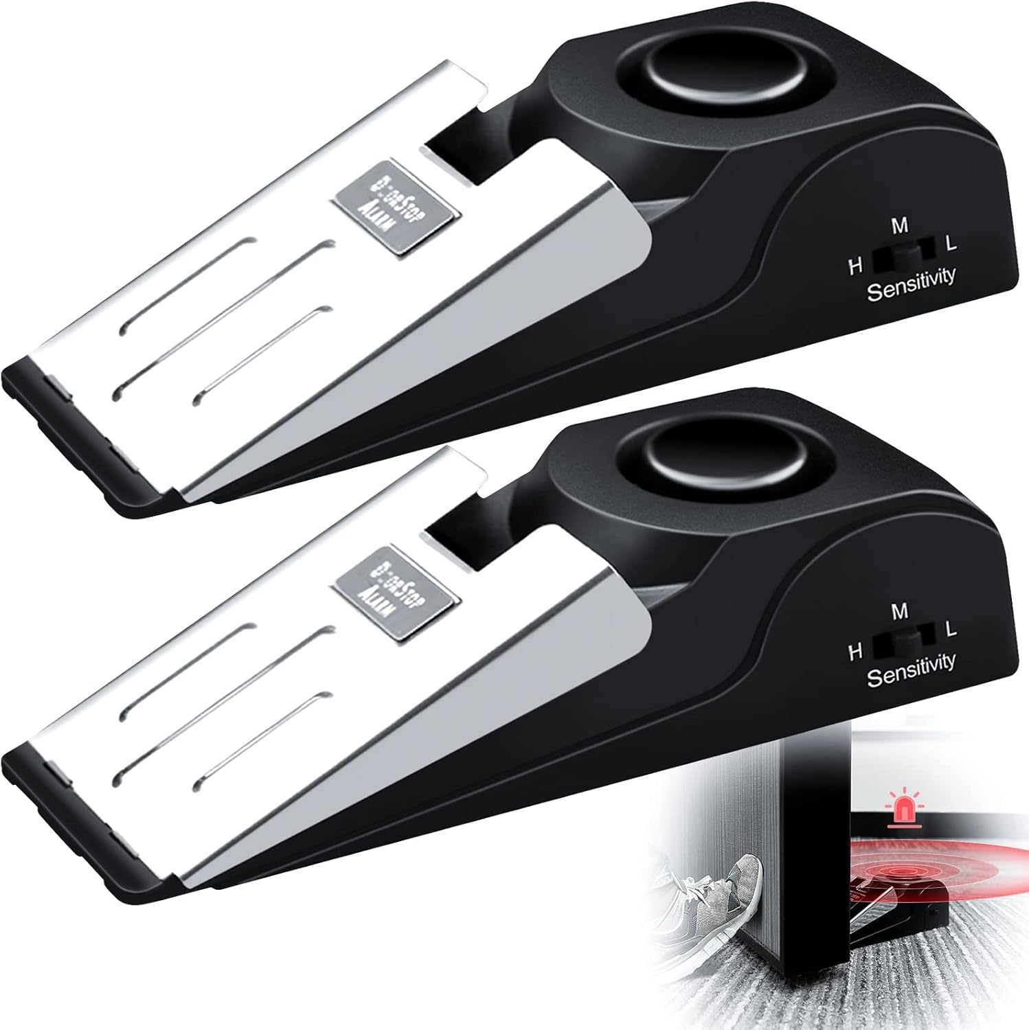 1/2Pcs Portable Travel 120 DB  - đánh giá và giá Door Stop Alarm