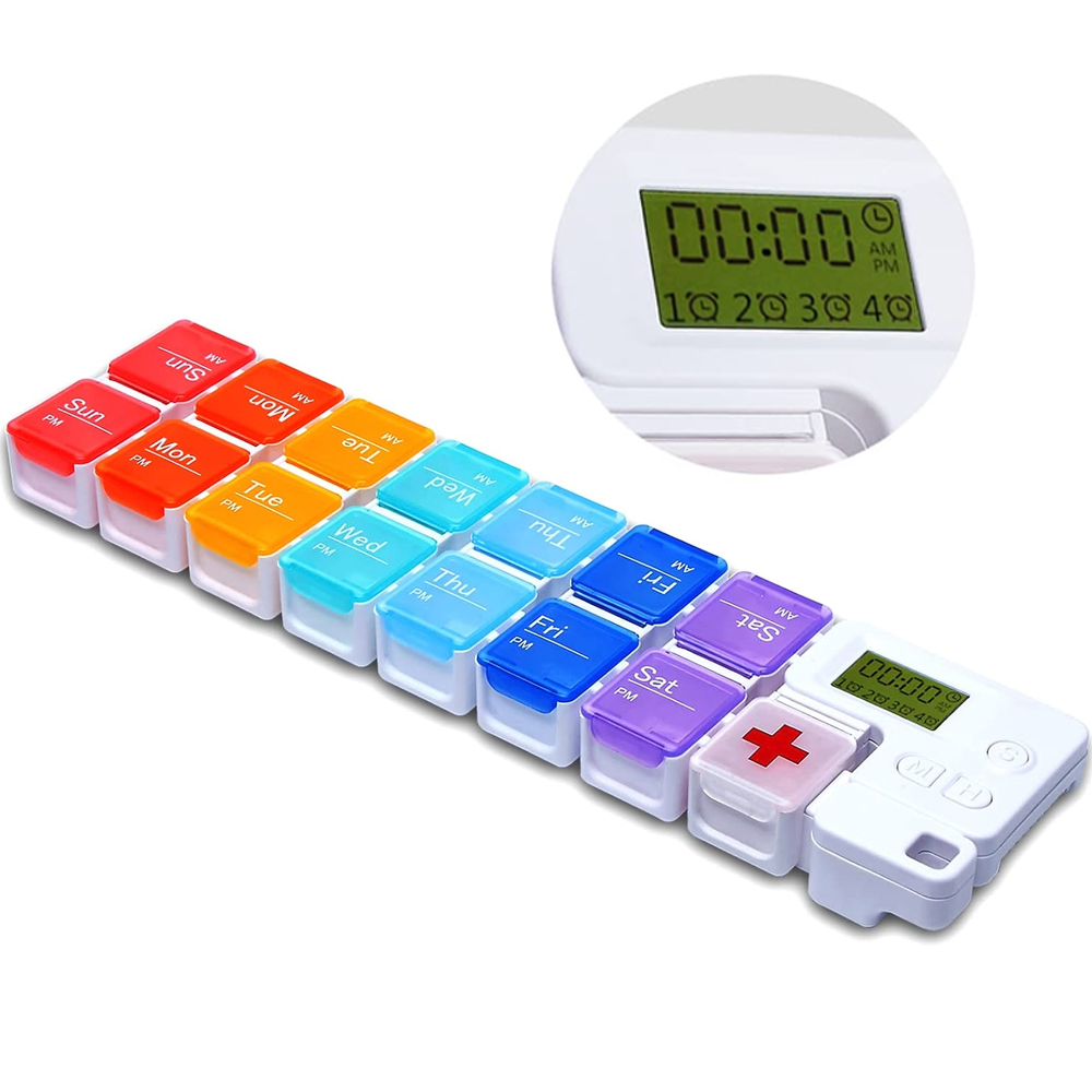 7-Day Pill Organizer with Medi - đánh giá và giá Medicine Cabinet Lock
